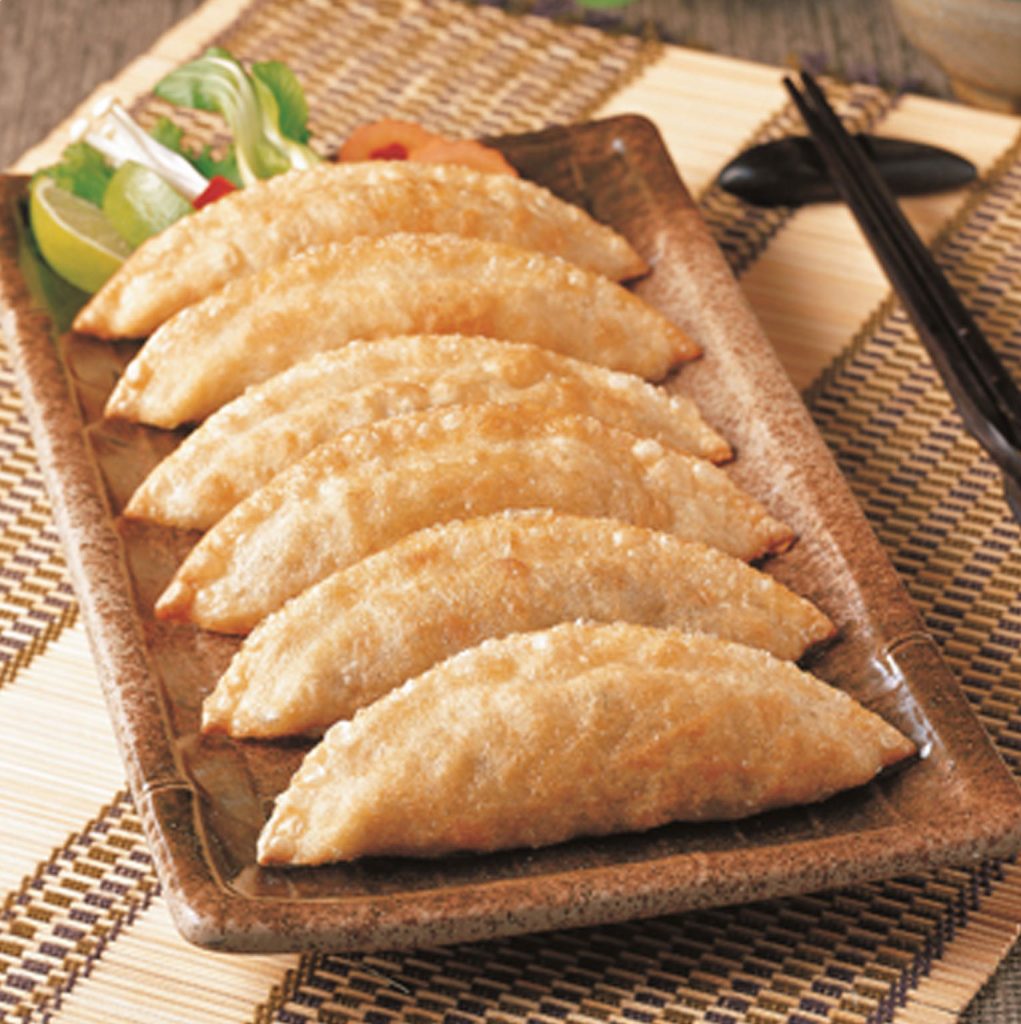 6pcs Fried Glass Noodles Mandu Dumplings